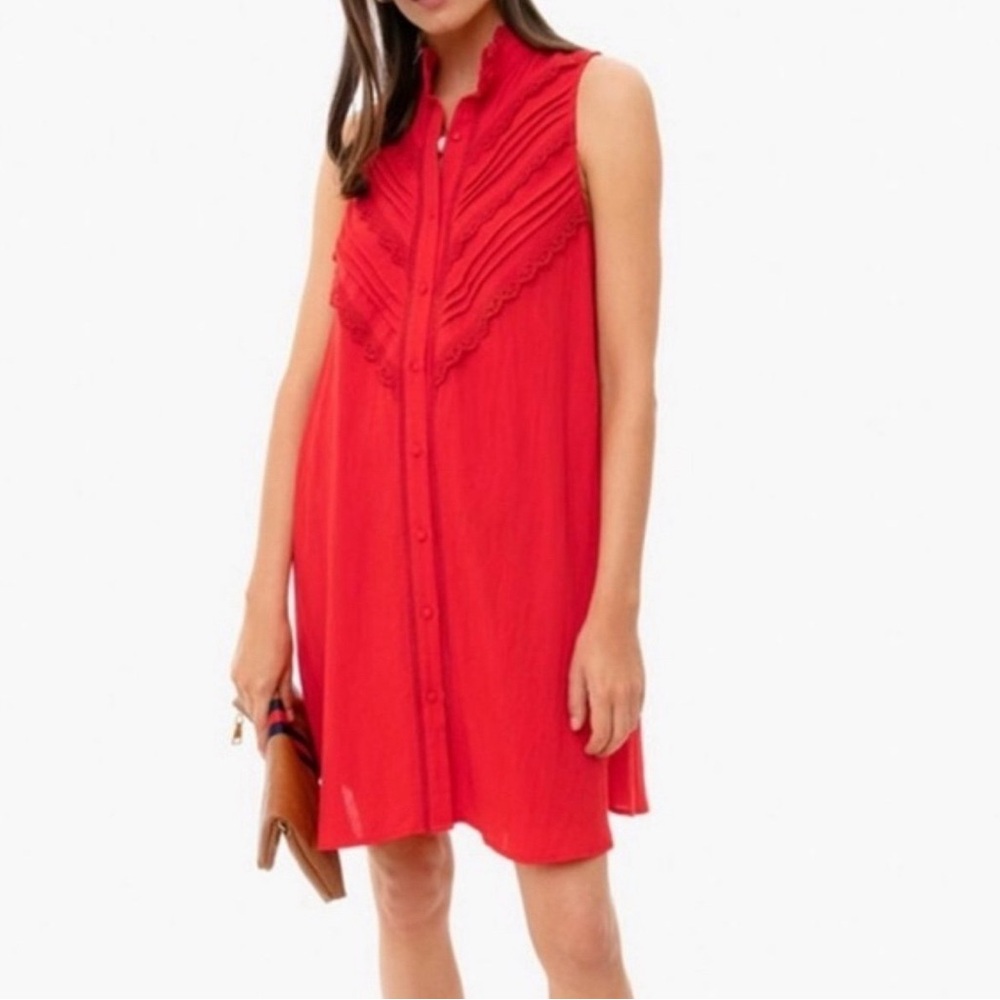 Tuckernuck Pomander Place Sleeveless Poppy Red Dutton Dress Women’s XXL